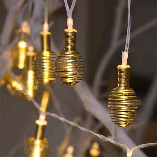 Mega Power LED String Lights - 3M Warm White 10LED Plug-in Decoration