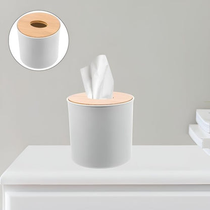 Round Tissue Holder - Elegant Design, Perfect for Home or Office