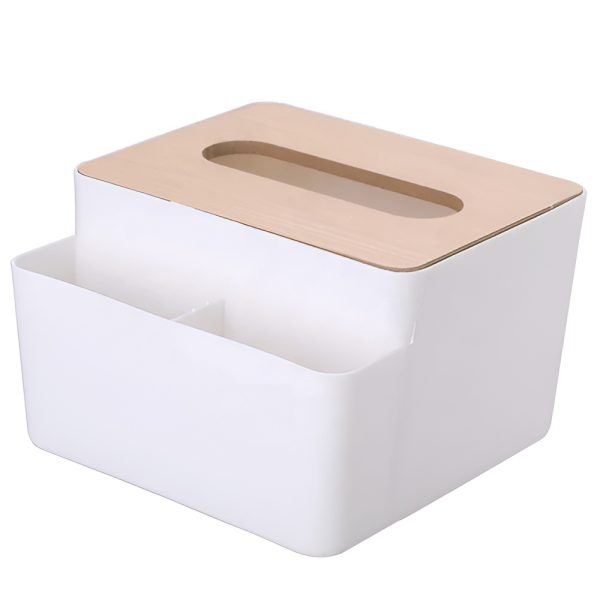 Tissue Box with Storage - Rectangle Design