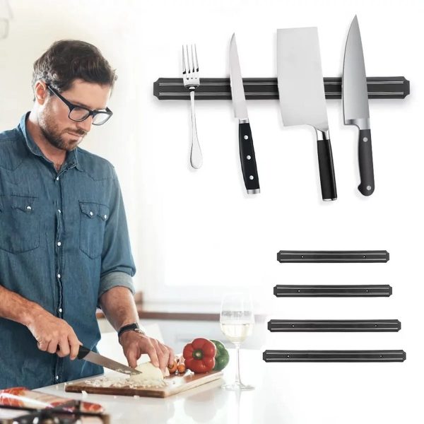 Magnetic Knife Holder - Wall Mount Stand for Knives